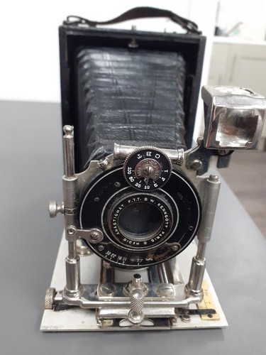 Vintage folding camera - vintage,