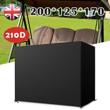 3 Seater Swing Cover Black