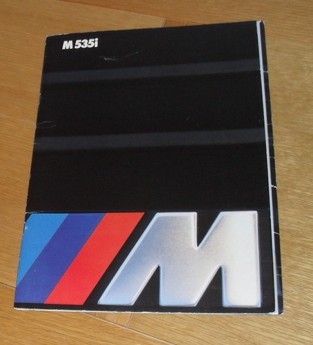 Bmw m535i e28 brochure - m535i,