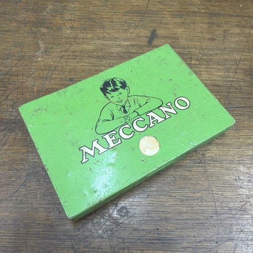 Vintage meccano tin - vintage,
