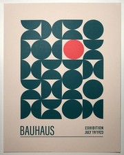 Bauhaus Exhibition Poster Reproduction Print