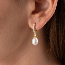 Pearl Tear Drop Dangle