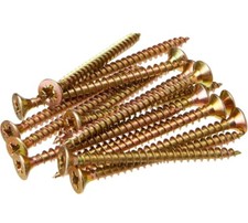 100 WOOD SCREWS MULTI-PURPOSE