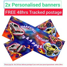 x2 Hot wheels Personalised