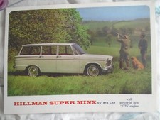 Hillmam Super Minx Estate Car brochure undated UK market ref 1193/H
