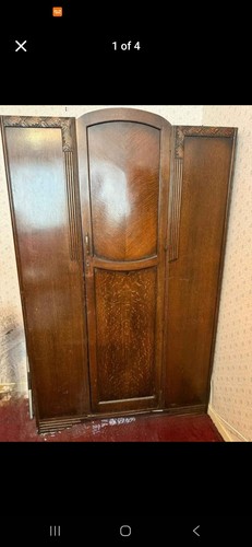 1930s art deco wardrobe - 1930s,