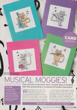 MUSICAL MOGGIES CARDS~CROSS