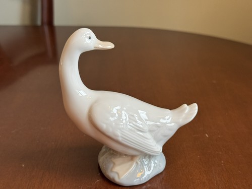 Nao lladro duck goose turned - nao-lladro, duck/goose