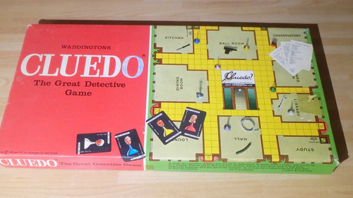 1970s vintage cluedo board - vintage,