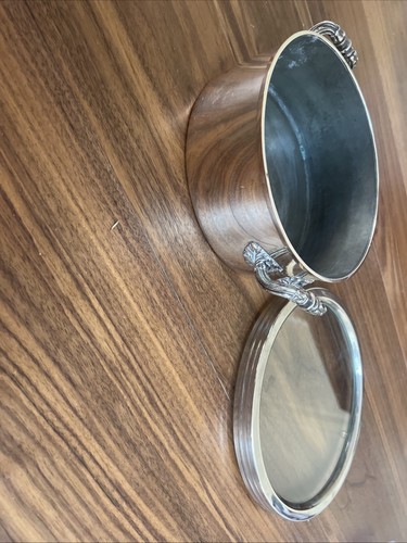 Vintage silver plated round - vintage,