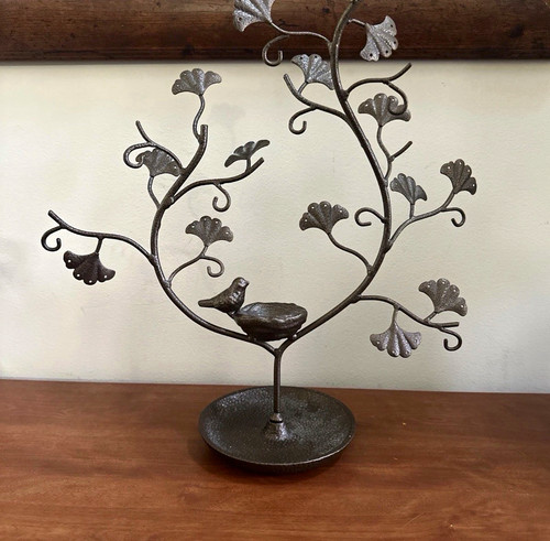 Vintage jewelry display bird - jewelry,