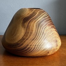 Hand Turned Acacia Wooden Wide