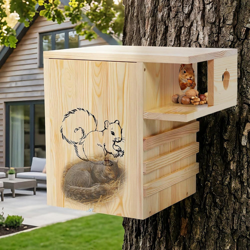 Extra large squirrel house - house, for