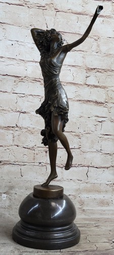 Stunning art deco solid - solid, bronze