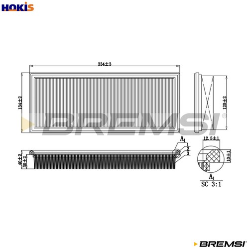 Air filter fa2192 for - for, vw