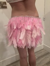 Sequin Pink Beaded Tassel Costume Samba Showgirl Burlesque costume