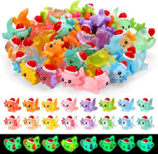 32 Pcs Christmas Mini Axolotl Figures, 2 Styles Resin Animals Tiny Axolotls with