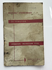 MASSEY-FERGUSON 35 TRACTOR OPERATORS INSTRUCTION BOOK