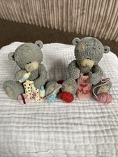 Me To You. 2 EXTREMELY RARE Tatty Teddy Figurines.