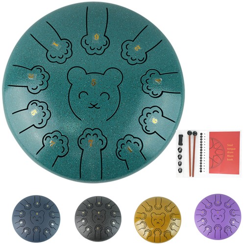 Steel tongue drum - drum, 11