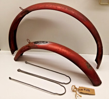 Vintage Bicycle 1968 Vindec 20'' Front and Rear Mudguard Set