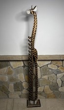 CD Stand Giraffes Shelf Furniture Music DVD Cassette Wooden Animals Afri