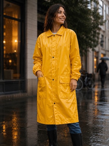Retro raincoat rain - , jacket