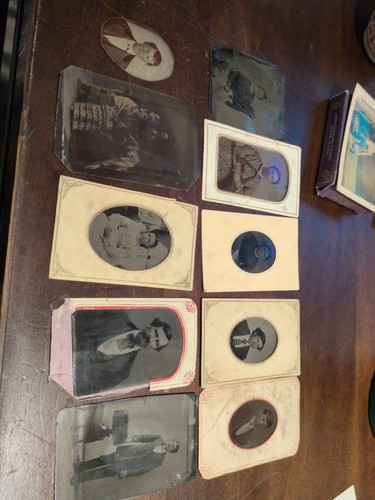 Antique tintype photos - antique, 19th