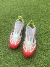 Adidas f50 Laceless football boots kids. Size 2. SG (Soft Ground) Conversion