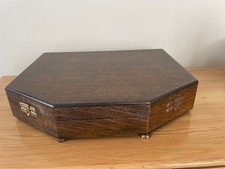 Antique Oak Cutlery Box /