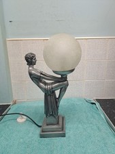 Art deco lamp - silver,