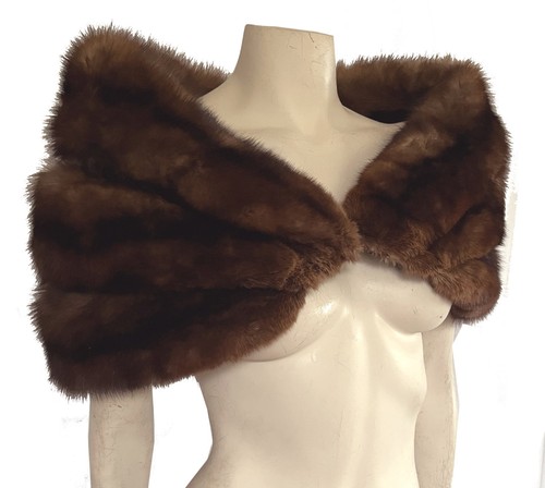 Sable fur cape winter wedding - fur,