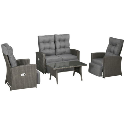 Rattan garden furniture set - rattan,