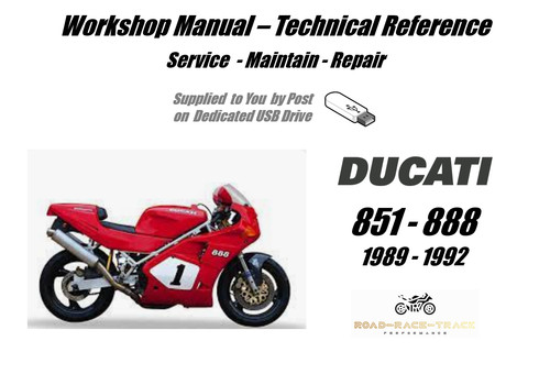 Ducati 851 888 service - -,