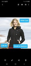 HKM Softshell Sport Waterproof & Breathable Fabric Coat / Riding Jacket 