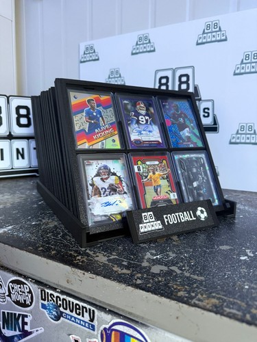 Trading card display stand - card,