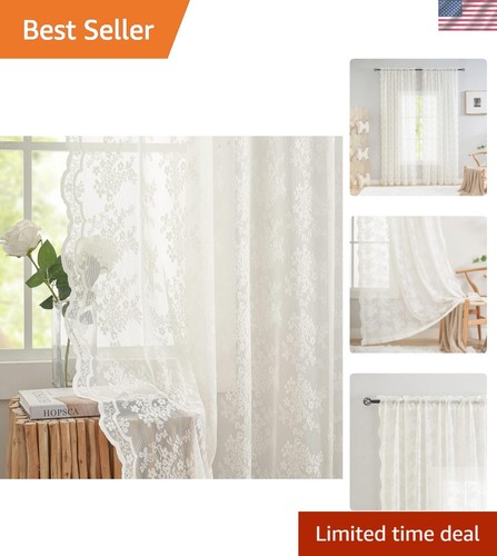 Vintage lace curtains - vintage,