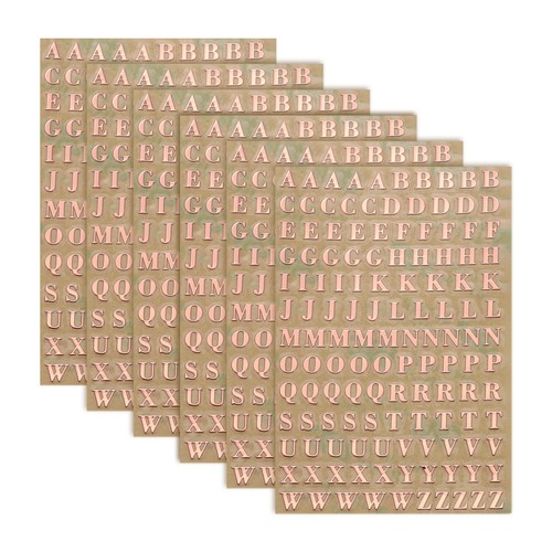 6sheets letter stickers - 6sheets,