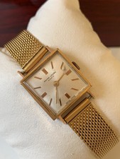 1960s  vintage Favre-Leuba Genève watch hand-winding squared swiss ladies 20mm