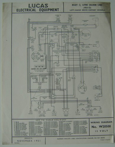 Original lucas wiring diagram - wiring,