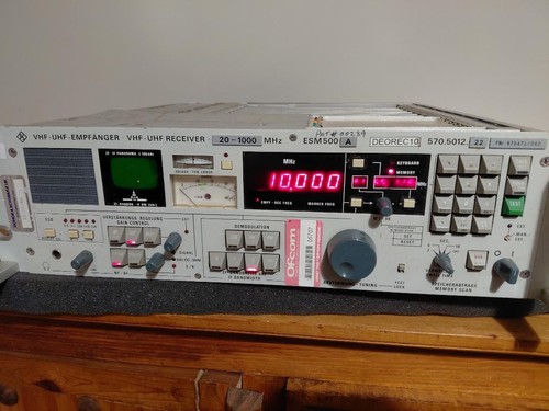 Rohde schwarz esm - rohde, &