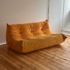 Light Roset 3 Seater Togo Mustard Yellow Sofa RRP £4300 (pickup ec2a4rt)