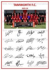 11828. Tamworth FC Signed Team