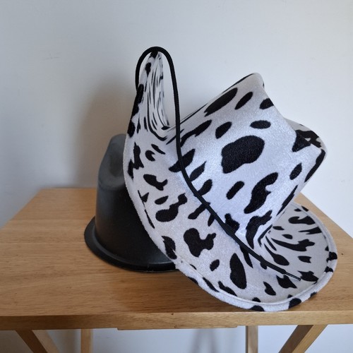 Black white faux - black, cow