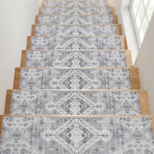 Rubber indoor stair treads - indoor,