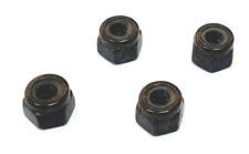 M4 4mm Alloy Aluminium RC Car Wheel Nylon Locking Lock Nuts 1/10 Scale