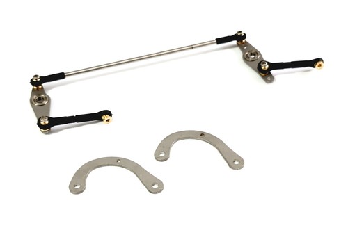 Double front axle steering - front,