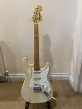 Hohner Strat Style Electric Guitar Cream Rare Early Japanese Example