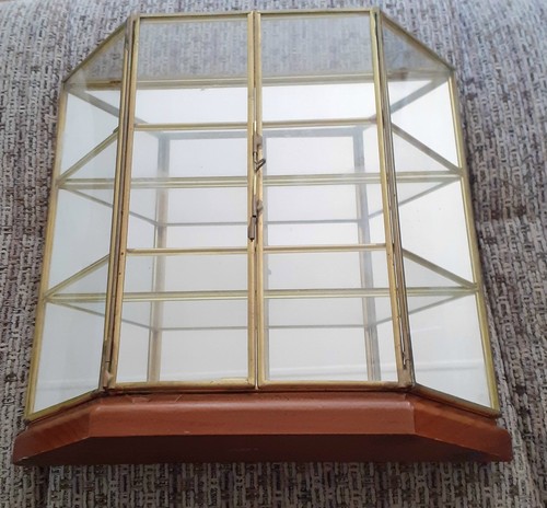 Rare vintage glass brass - rare,