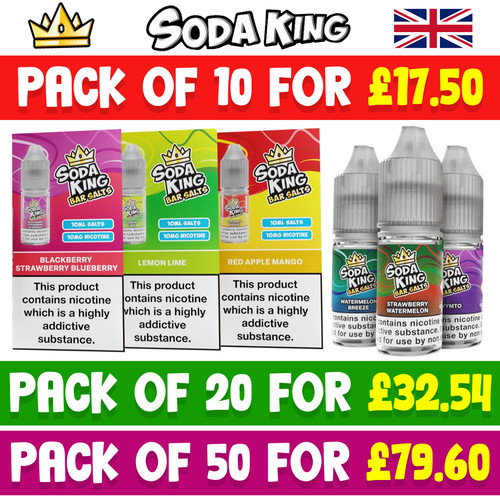 Soda king bar salts 10ml - bar,